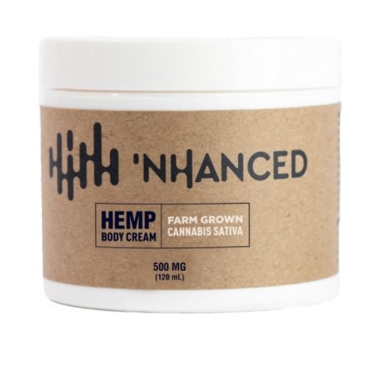 Hemp body cream from Enhanced